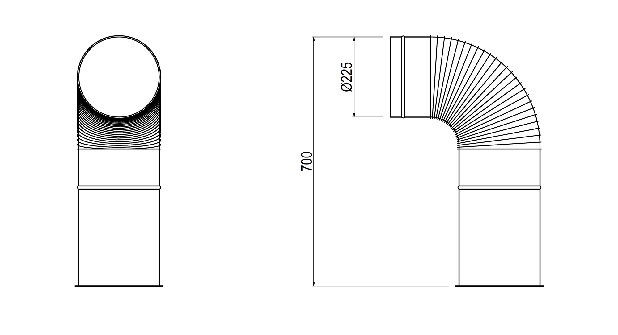 225-L 外形図（画像）