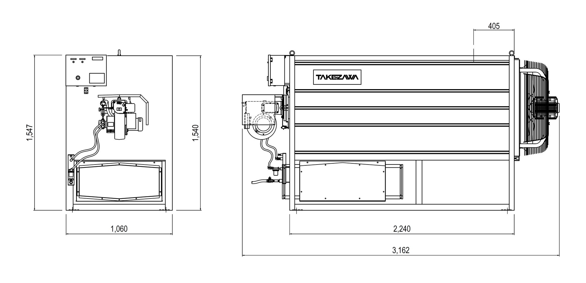 FOH-6020S-PL 外形図（画像）