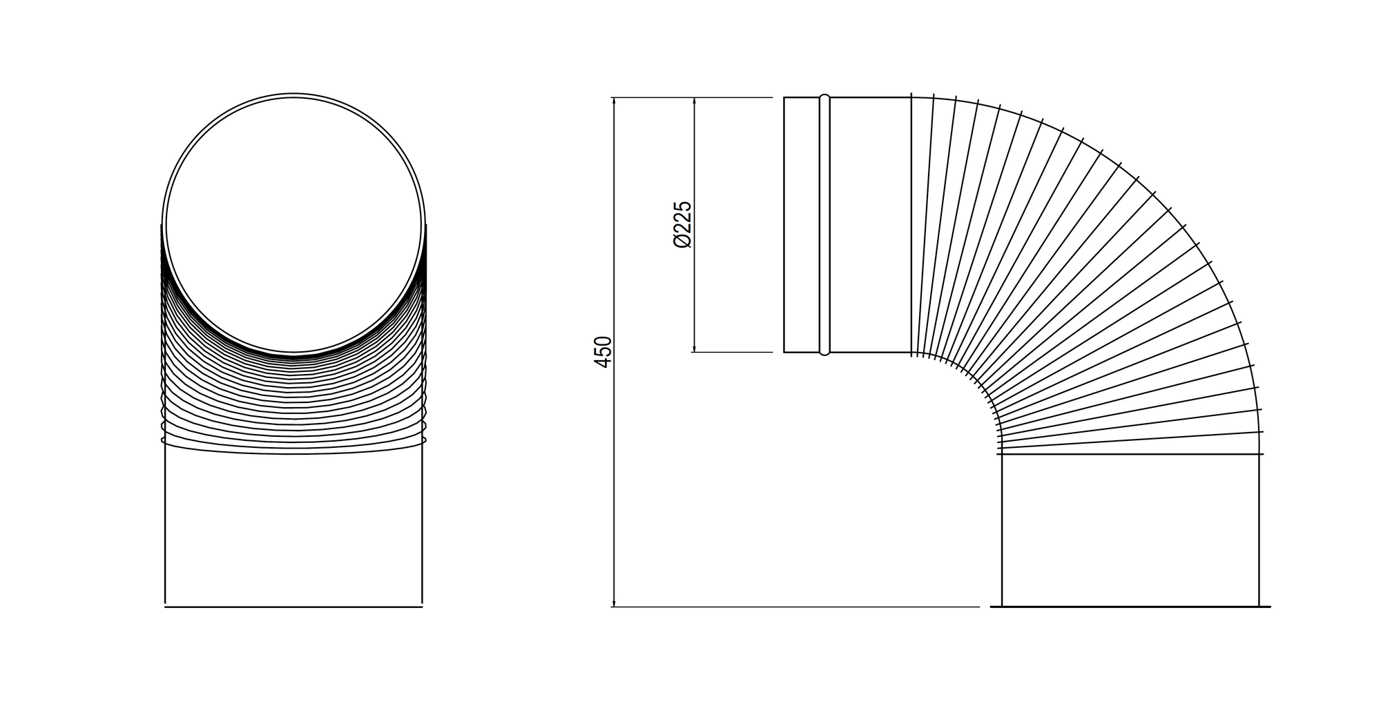225-S 外形図（画像）